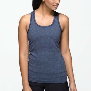 Lululemon Swiftly Tech Racerback Heathered Navy 4
